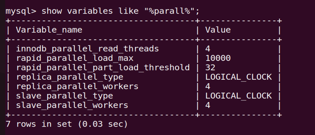 ShannonBase load variables