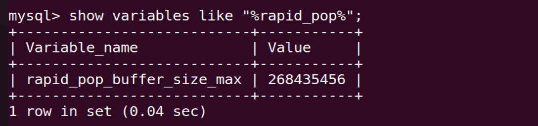 ShannonBase load variables